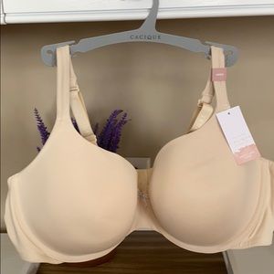 NWT cacique tshirt bra 46DD